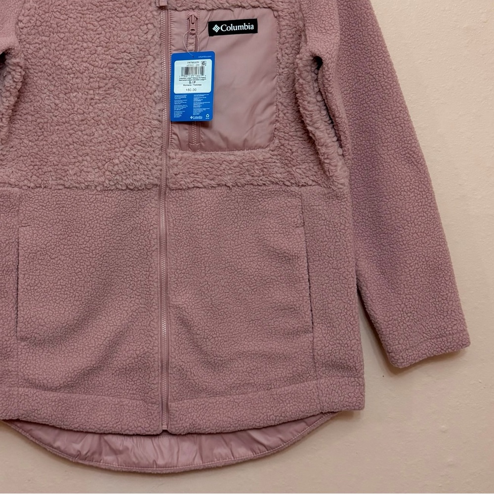 Columbia Lodge Sherpa Full Zip Fleece Jacket - Picture 6 of 8